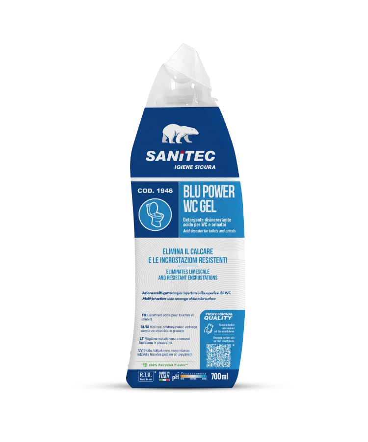Sanitec WC Gel Blu Power 700ml professionaalne sinine WC-puhastusgeel