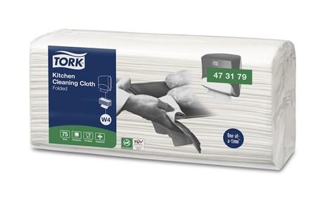 Tork Kitchen Cleaning Cloth Folded, W4, köögilapp 41,5x35,5 75tk pakkis