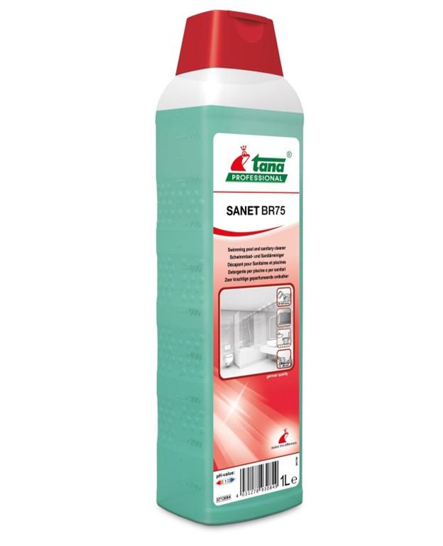 SANET BR75 Sanitaarruumide ja ujumisbasseinide puhastusvahend 1L