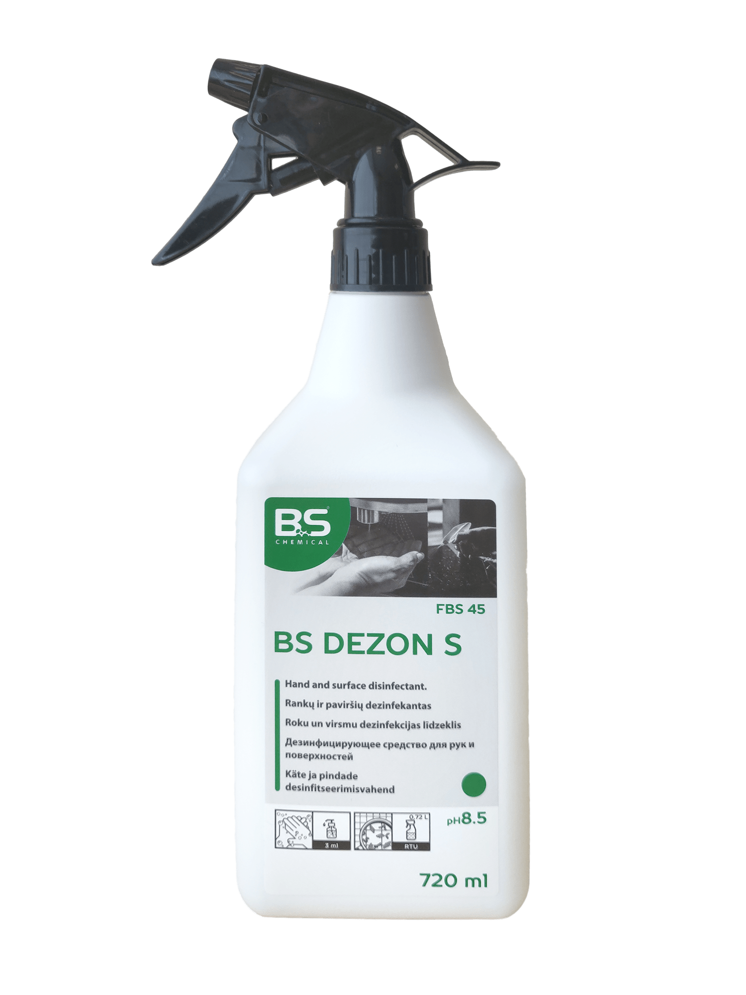 BS Dezon S antiseptik ning pindade desinfitseerija 720ml pihustiga