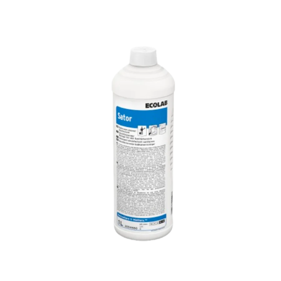 Ecolab Sator 1L klooriga puhastus- ja desinfitseerimisvahend hallituse eemaldamiseks