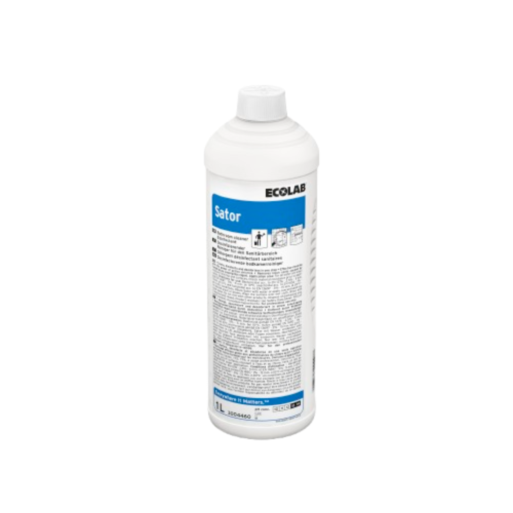 Ecolab Sator 1L klooriga puhastus- ja desinfitseerimisvahend hallituse eemaldamiseks