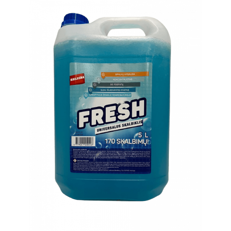 Fresh pesugeel värvilisele ja valgele pesule 5L