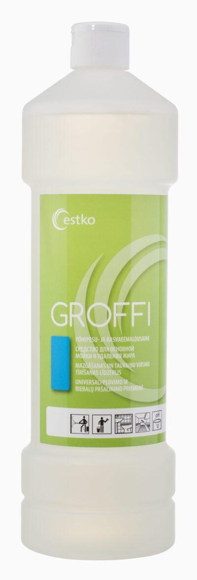 Groffi – Võimas põhipesu- ja rasvaeemaldusaine 1L