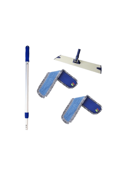 HT Pro Micro puhastussüsteem komplekt 40cm – teleskoopvars, mopialus ja 2 mopi