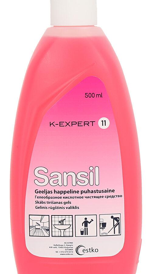 KE 11 Sansil geeljas happeline puhastusgeel 500ml