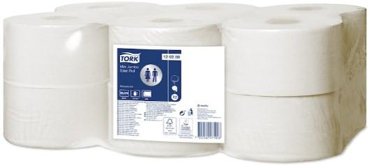 Tualettpaber Tork Mini Jumbo T2 Adv. 170m 2-kih. 12rll/pk