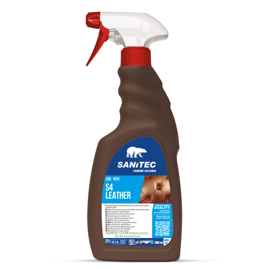 Sanitec S4 Leather naha hooldus- ja puhastusaine 500ml
