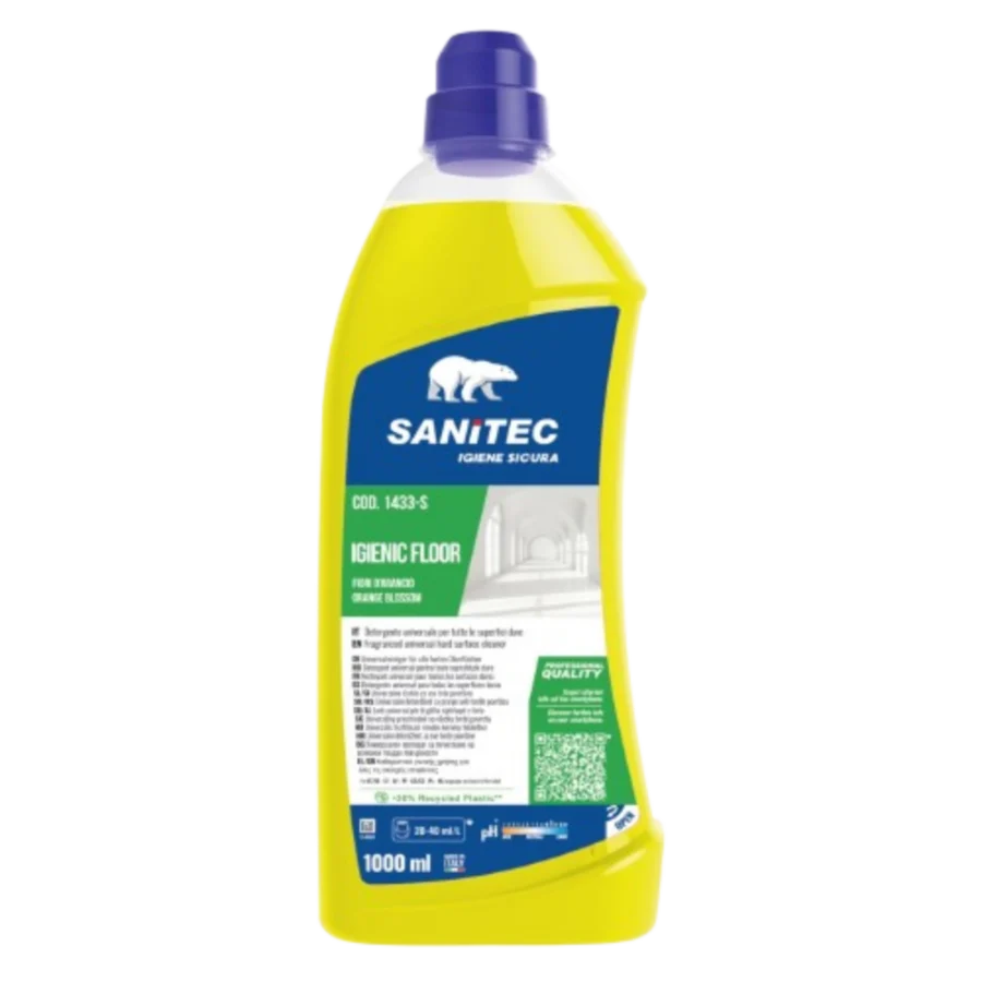 Sanitec Igienic Floor Orange 1L apelsinilõhnaline neutraalne põrandapuhastusvahend