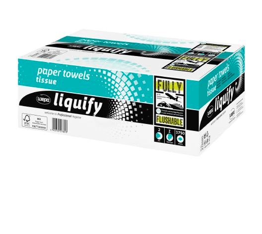 Satino Interfold Liquify Z-fold lehtkätepaber, 2-kihiline, 25X150 lehte