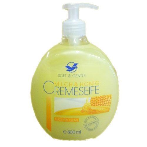 Vedelseep piim & mesi 0,5L pumbaga