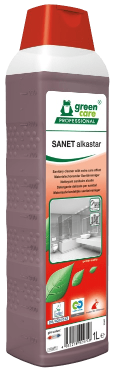 Tana SANET alkastar – Aluseline puhastusaine tundlikule sanitaarpinnale 1L