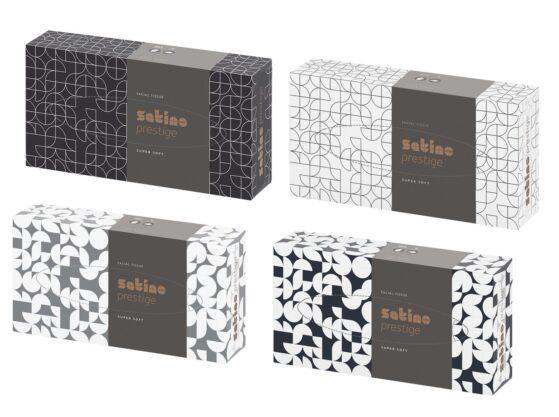 Satino Prestige Supersoft, ökomärgisega 2-kihilised kosmeetilised salvrätikud, 100 tk