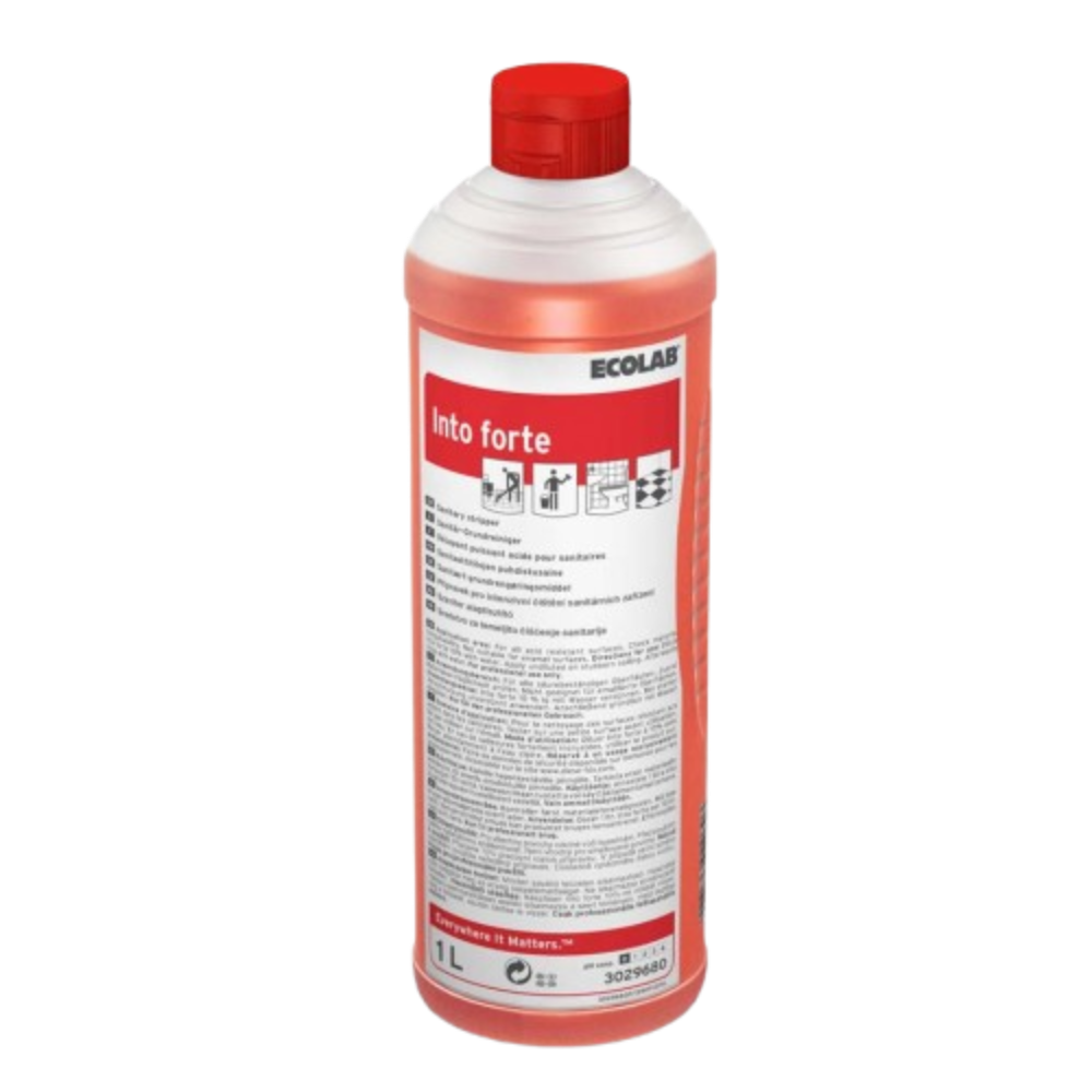 Ecolab Into Forte 1L tugevatoimeline happeline sanitaarpuhastusaine katlakivi ja rooste eemaldamiseks