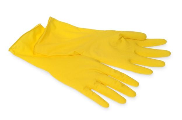 Kummikinnas LATEX, kollane L/9